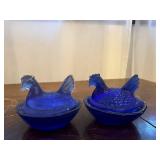 Cobalt blue hen on nests (2)
