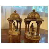 Gold nativity sets (2)