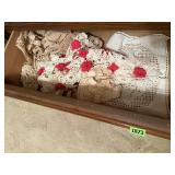 Doilies, crocheted handiwork