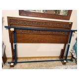 Full size bed frame, headboard