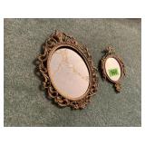 Victorian ornate wall mirrors (2)