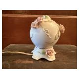 Vintage rose lamp