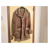 Suede lined coat