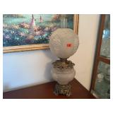 Antique oil lamp