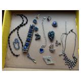 Pendants, brooches, beaded necklaces, bracelets