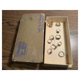 Candy box of costume rings