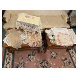Box of doilies, heritage lace