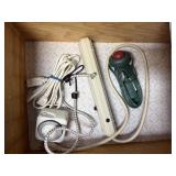 Power cords, surge protectors, timers