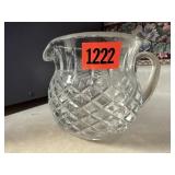 Crystal beverage pitcher