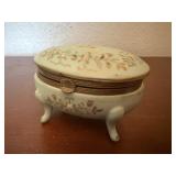 Hand painted trinket box