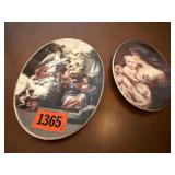 Victorian decorative plates (2)