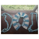 Beaded collar, necklaces