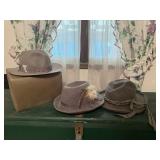 Grey wool hats (3)