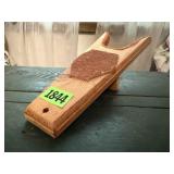Wooden boot kick