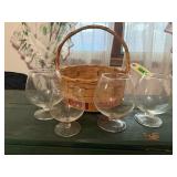 Basket, terrariums (4)