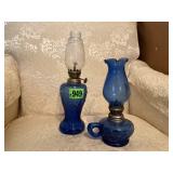 Miniature hurricane lamps (2)