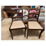 Pair of dining chairs