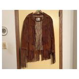 Pioneer Wear fringed leather coat