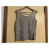 Sequin tank top