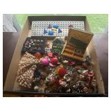 Earring collection, metal organizer, travel case
