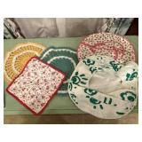 Handmade trivets, casserole carrier, hot pad