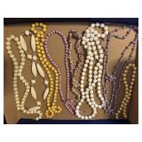 Vintage, beaded necklaces