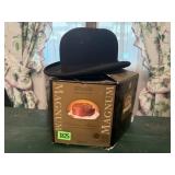 Utica brimmed derby hat