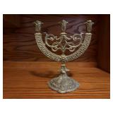 Brass candleabra