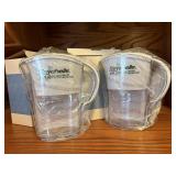 Water filter pitchers (2)
