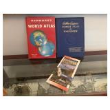 World Atlas books, travel maps