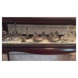 Silver table service pieces