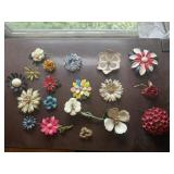 Floral pin collection
