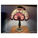 Stained glass Tiffany style table lamp