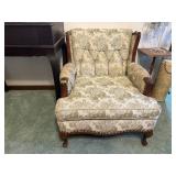 Wing back arm chair