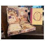 Victorian stationary boxed set, photo album