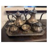 Sterling silver coffee/tea, cream & sugar