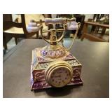 Miniature telephone clock