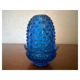 Vintage blue fairy lamp
