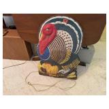 Turkey lighted decoration