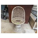 Boho wicker chair, no cushion included