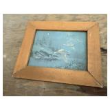 Framed goose greeting card