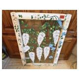 Hand painted garden window
