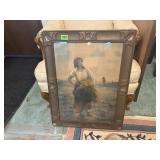Antique portrait artwork