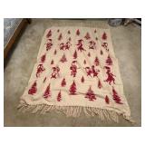 Christmas throw blanket