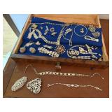 Costume jewelry, rhinestones, bracelets