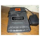 GE cassette tape recorder
