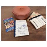Tortilla warmer, cookbooks