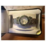 Geneva platinum wristwatch