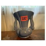 Blue pottery vase