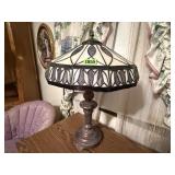 Stained glass Tiffany style table lamp